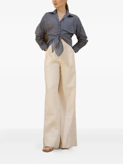 Andres Otalora Me Hablas Trousers In Neutral