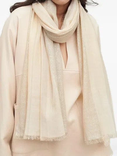 Jane Carr The Solitaire Scarf In Neutral