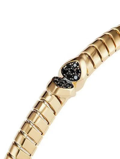 Marina B 18k Yellow Gold Trisolina Diamond Bangle Bracelet In Gold