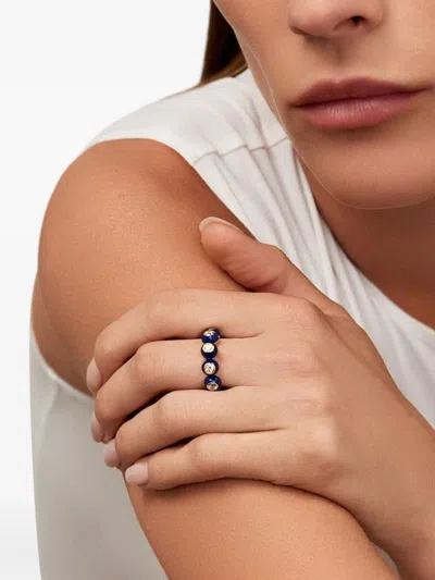 Melissa Kaye 18k Yellow Gold Neon Pink Audrey Diamond Eternity Band In Pink