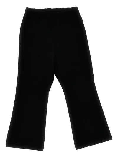 Doudou Et Compagnie Elasticated-waist Track Pants In Black