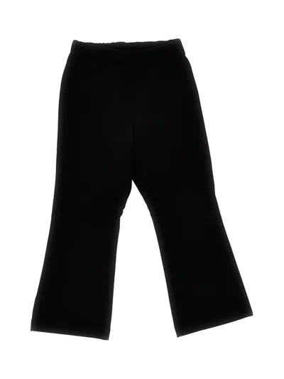 Doudou Et Compagnie Elasticated-waist Track Pants In Black