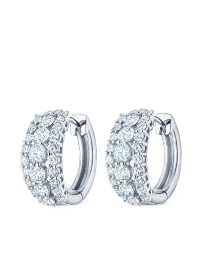 Kwiat 18k White Gold Lyric Diamond Earrings In White