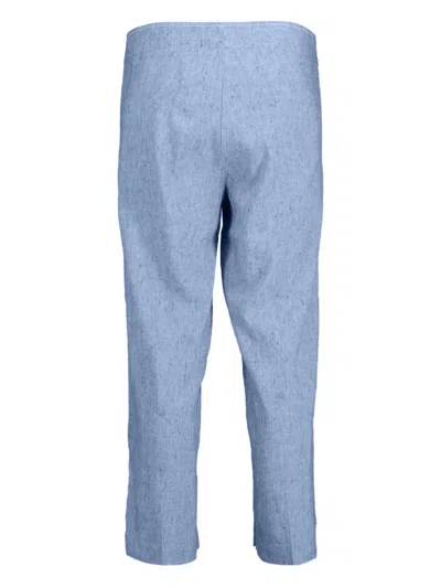 Avenue Montaigne Alex Cropped Trousers In Blue