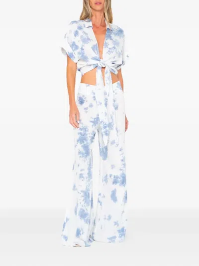 Jbq Martina Tie-dye Wide-leg Trousers In Multi
