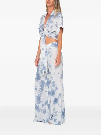 Jbq Martina Tie-dye Wide-leg Trousers In Multi