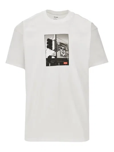 Obey Los Angeles Photo T-shirt In White