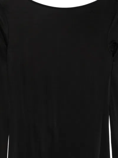 Filippa K Scoop-back Jersey Midi Dress In Black