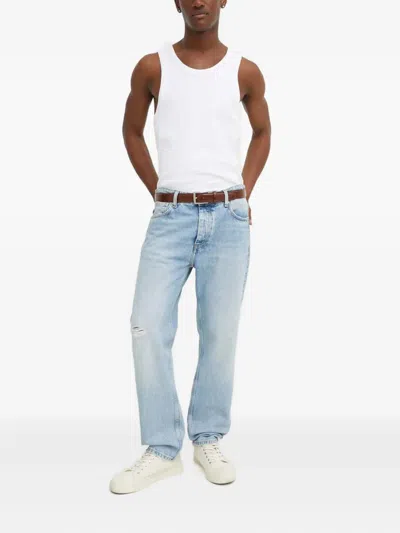 Won Hundred Ripped-detail Jeans In Blue