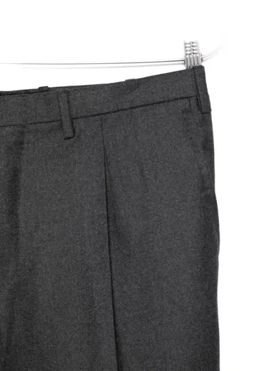Kiton Wool Trousers In Gray