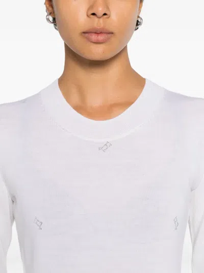 Herno Smbellished Top In White