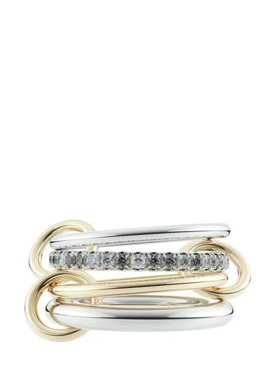 Spinelli Kilcollin 18kt Yellow Gold Nimbus Grey Diamond Ring In Metallic