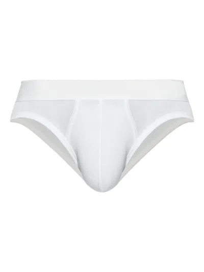Dsquared2 Logo-waistband Briefs In White