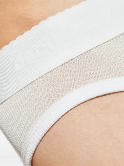 Dsquared2 Logo-waistband Briefs In White