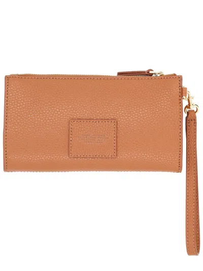 Marc Jacobs Leather Pouch In Brown