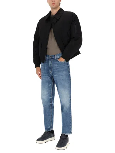 Hugo Boss Boxy Oversized Black Sports Jacket In Black