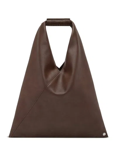Mm6 Maison Margiela Small Japanese Tote Bag In Brown