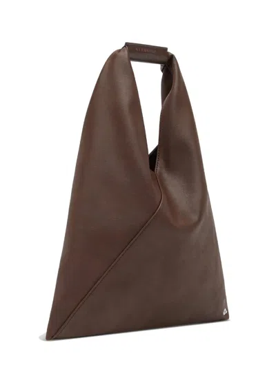 Mm6 Maison Margiela Small Japanese Tote Bag In Brown