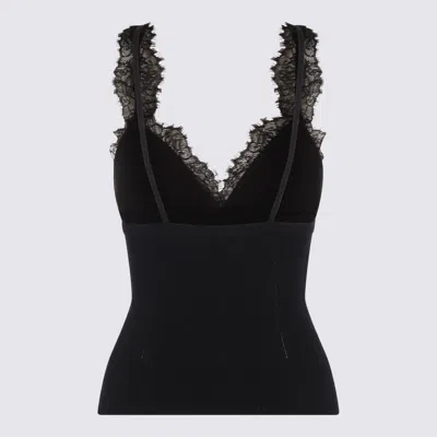 Blumarine Top Blacks And Greys In Black