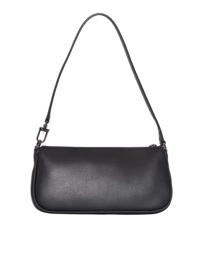 Michael Kors Small Zoe Suede Shoulder Bag In Black