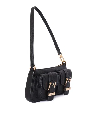 Michael Kors Zoe Sm Convertible Pouchette In Black