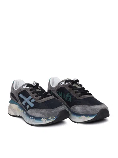 Premiata Moerun Var. 7772 Sneaker In Gray