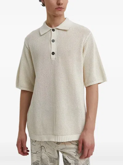 Won Hundred Button-fastening Polo Shirt In White