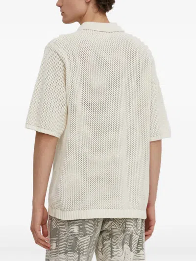 Won Hundred Button-fastening Polo Shirt In White