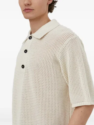 Won Hundred Button-fastening Polo Shirt In White