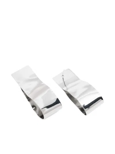 Peserico Hammered Earrings In Multi