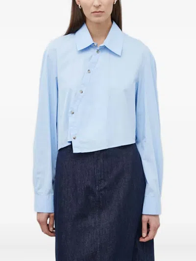 Won Hundred Button-fastening Shirt In Blue