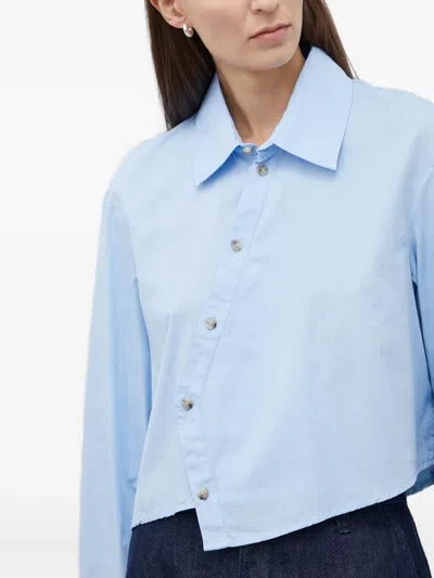 Won Hundred Button-fastening Shirt In Blue