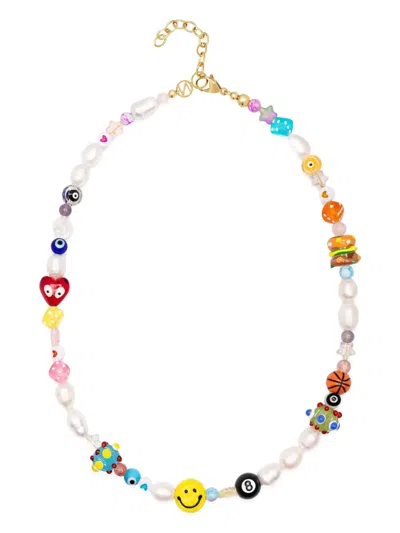 Nialaya Jewelry Happy Life Necklace In Multi