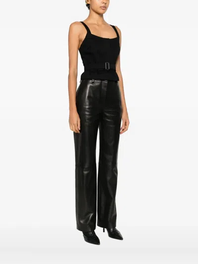 Our Legacy Belted Top In Black