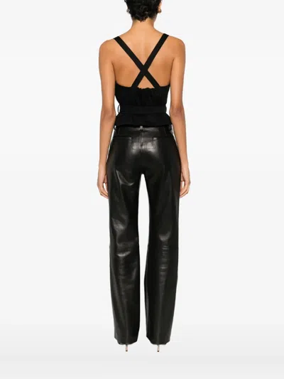 Our Legacy Belted Top In Black