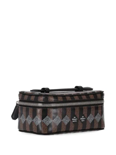 Au Depart Zip-fastening Vanity Bag In Brown