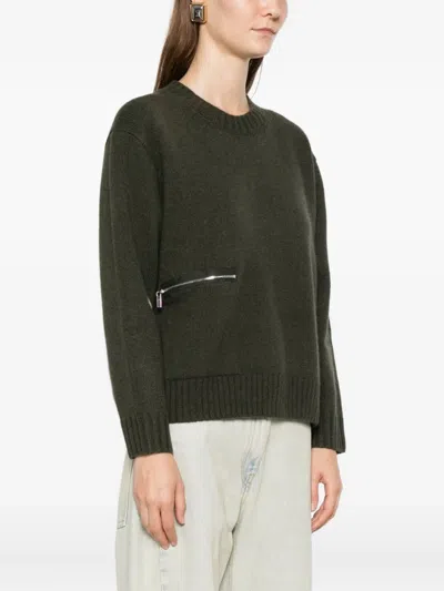 Ba&sh Cesnik Cashmere Jumper In Green