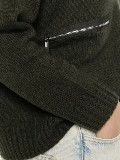 Ba&sh Cesnik Cashmere Jumper In Green