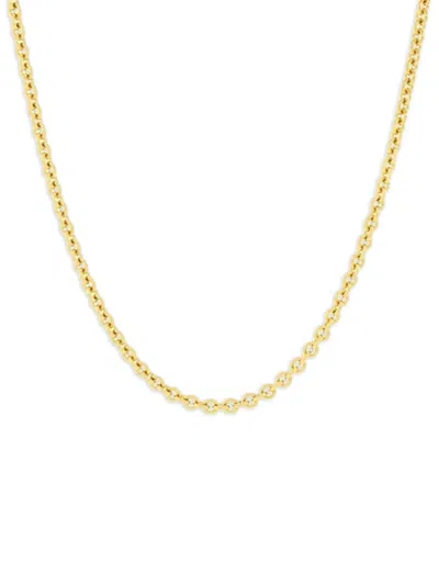 14K黄金粗链式项链