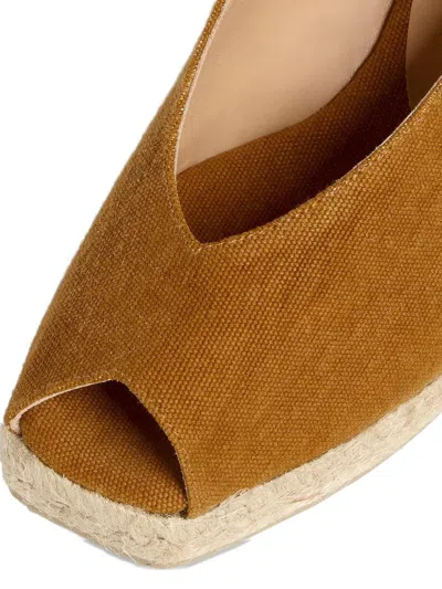 Castaã±er Slingback Wedge Sandals In Multi