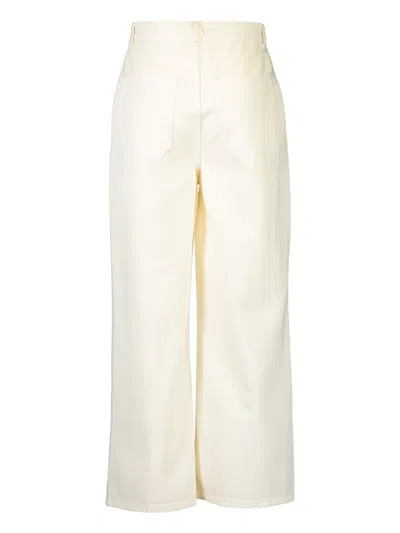 Christy Lynn Dorian Pocket-detail Trousers In Neutral