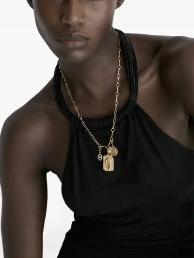 Azlee 18kt Yellow Gold Of The Stars Scorpio Pendant Necklace In Gold