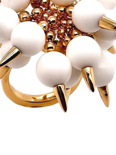 Brooks Brothers 18k Yellow Gold Spiked Muse Onyx And Diamond Ring In Gold