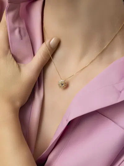 18K黄金钻石项链