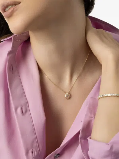 18K黄金钻石项链