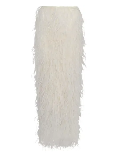 Twp Light As A Feather Maxi Skirt In White