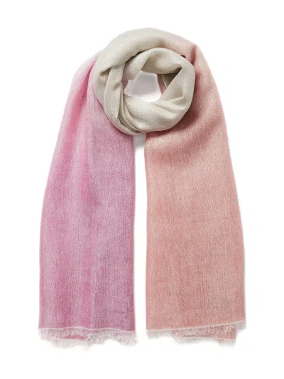 Jane Carr Ombre-effect Scarf In Pink