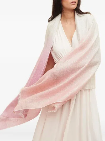 Jane Carr Ombre-effect Scarf In Pink