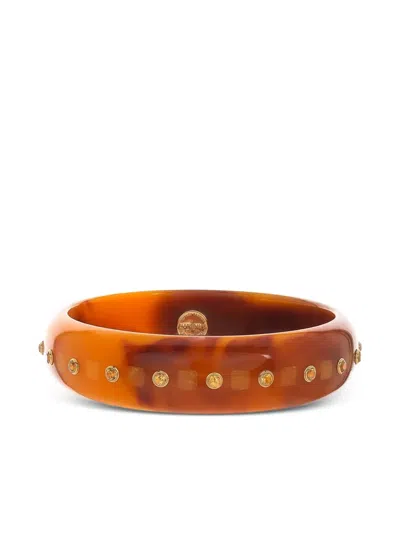 18K黄金黄晶胶木手镯