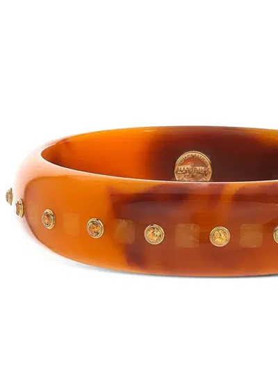 18K黄金黄晶胶木手镯